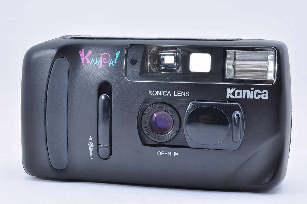 2ヶ月保証付き】Konica KANPAI 35mm コンパクトフィルムカメラ ＃1837
