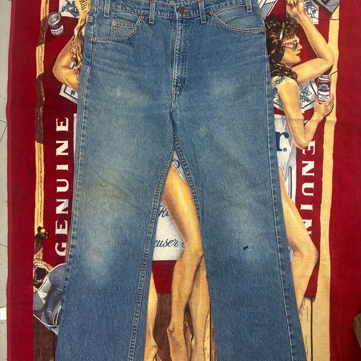levis 517 米国製 w36 ボタン裏554 90's vintage オレンジタブ - メルカリ