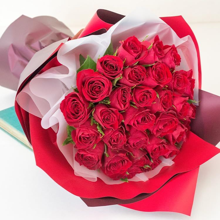 【人気商品】バラ30本の花束 赤 バラ 誕生日 フラワーキッチン 結婚記念日 ギフト プレゼント 生花