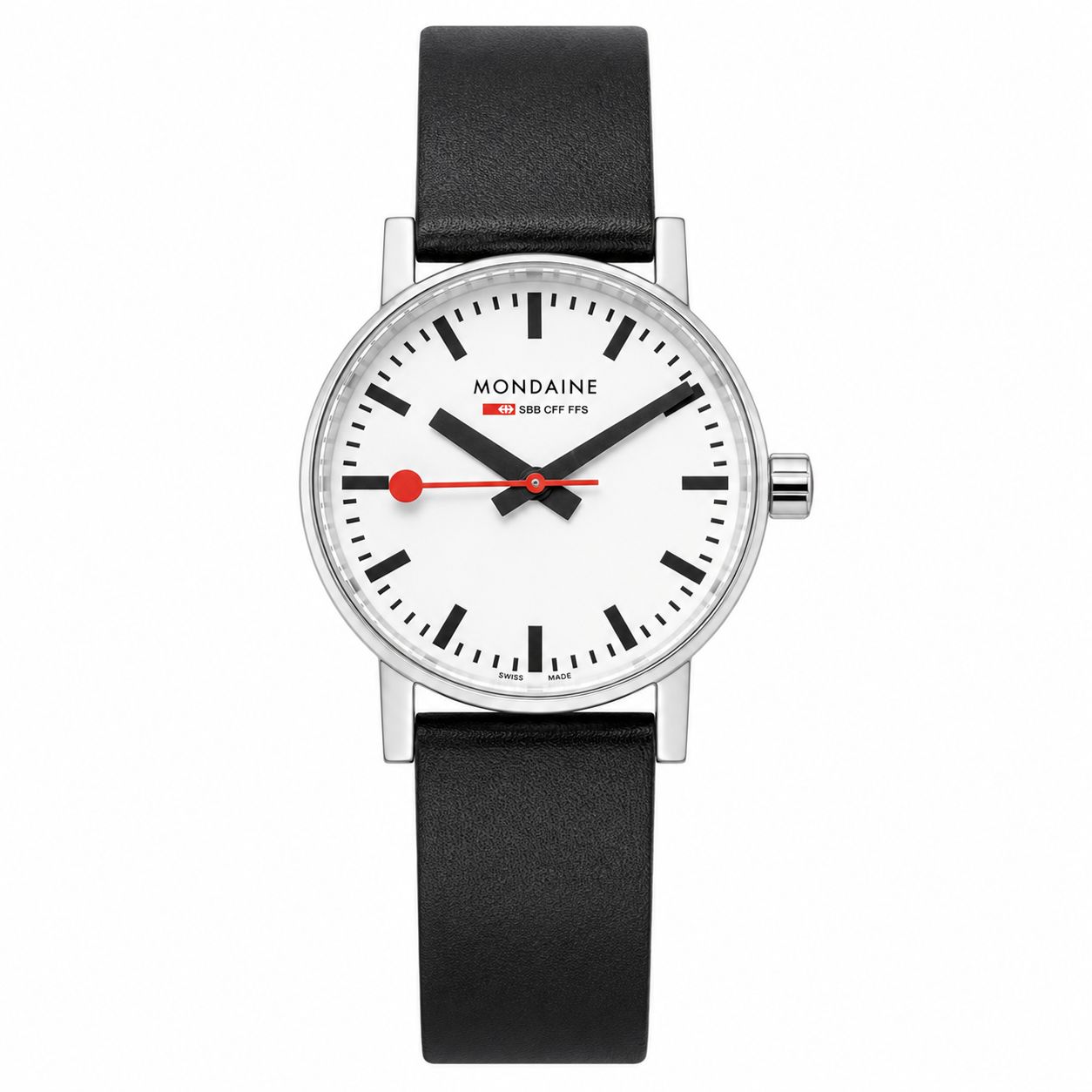 【ギフト対応可】モンディーン MONDAINE 腕時計 evo2 Black Vegan Grape Leather 30mm エヴォ グレープビーガンレザー メンズ レディース クオーツ アナログ おしゃれ 人気 ブランド 誕生日 記念 プレゼント 送料無料