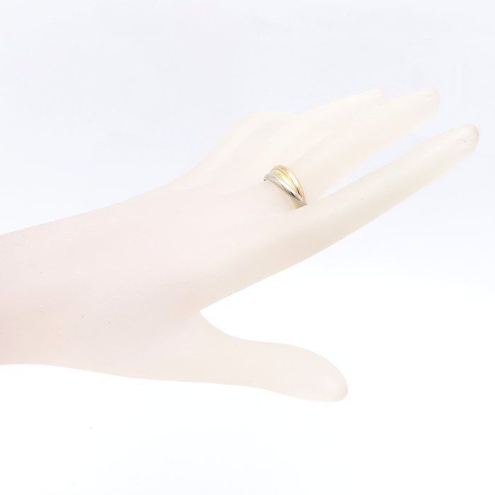 CARTIER カルティエ トリニティ SM リング 指輪 3連 #59 19号 B4235100