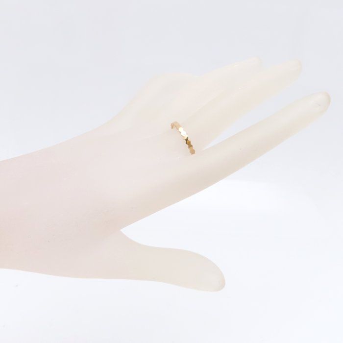 Chaumet ショーメ ビー ドゥ ショーメ ハニカム リング 指輪 #60 19号 081931 K18PG ピンクゴールド メンズ/295827【中古】【BJ】 Chaumet ショーメ ビー ドゥ ショーメ ハニカム リング 指輪 #60 19号