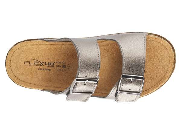 フレクサス レディース シューズ サンダル Flexus by Spring Step Abbas Sandal Pewter ピューター