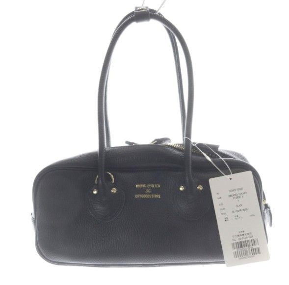 ヤングアンドオルセン YOUNG & OLSEN 25AW EMBOSSED LEATHER STUDENT S エンボスドレザースチューデントS ハンドバッグ ワンカラー 黒 ブラック /BB ▲H