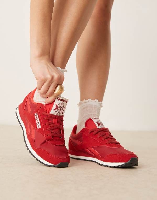 リーボック レディース シューズ スニーカー Reebok Classic AZ sneakers RED レッド