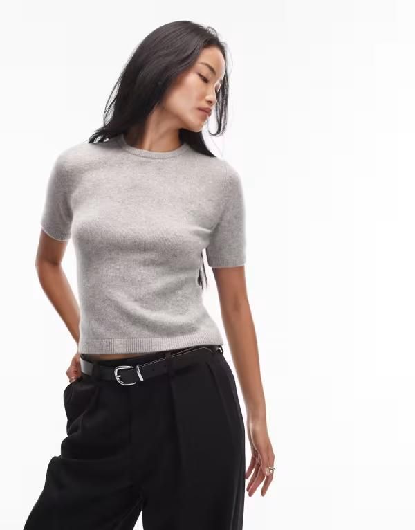 アンドアザーストーリーズ レディース アウター ニット・セーター Other Stories cashmere fine knitop Gray グレー