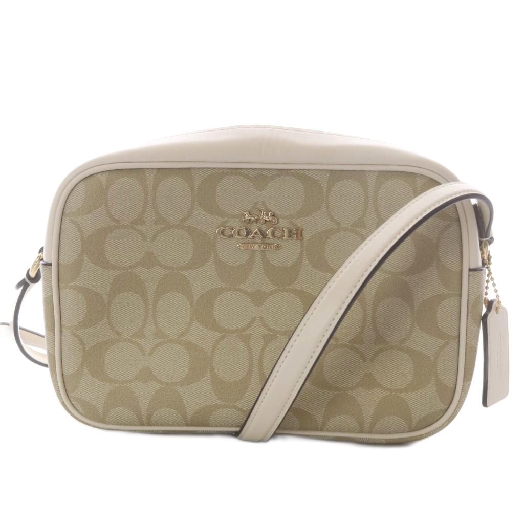 コーチ COACH ジェイミーカメラバッグ シグネチャーキャンバス ショルダーバッグ サンド×チョーク CR135 /YO15 9,546円