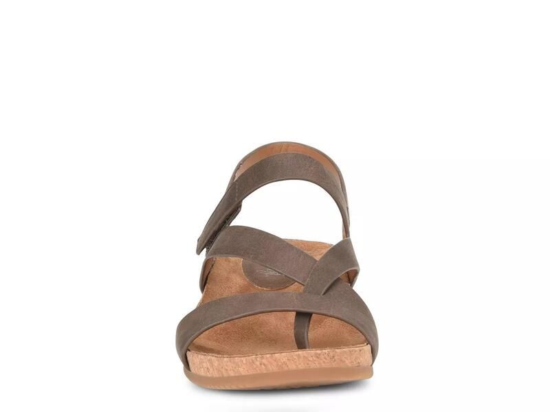 ユーロソフト レディース シューズ サンダル EurosoftGianetta Wedge Sandal Dark Brown ブラウン