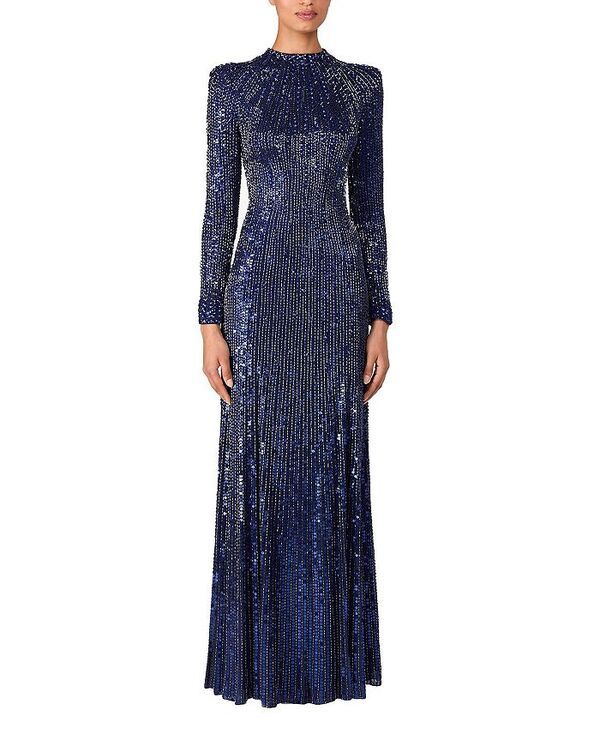 ジェニー・パッカム レディース トップス ワンピース Jenny Packham Aurora Gown Light Navy ネイビー