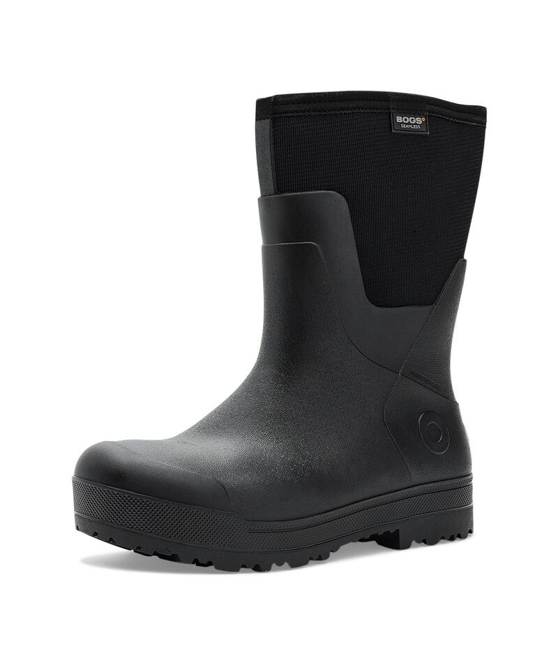 ボグス メンズ シューズ ブーツ・レインブーツ Bogs All Season Seamless Mid Black ブラック