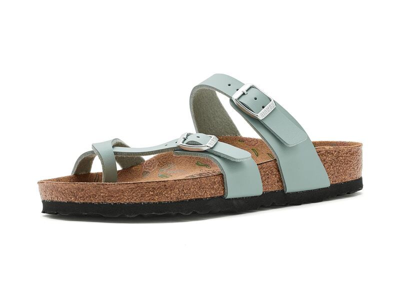 ビルケンシュトック レディース シューズ サンダル プリント Birkenstock Mayari Printed Footbed Pure Sage セージ