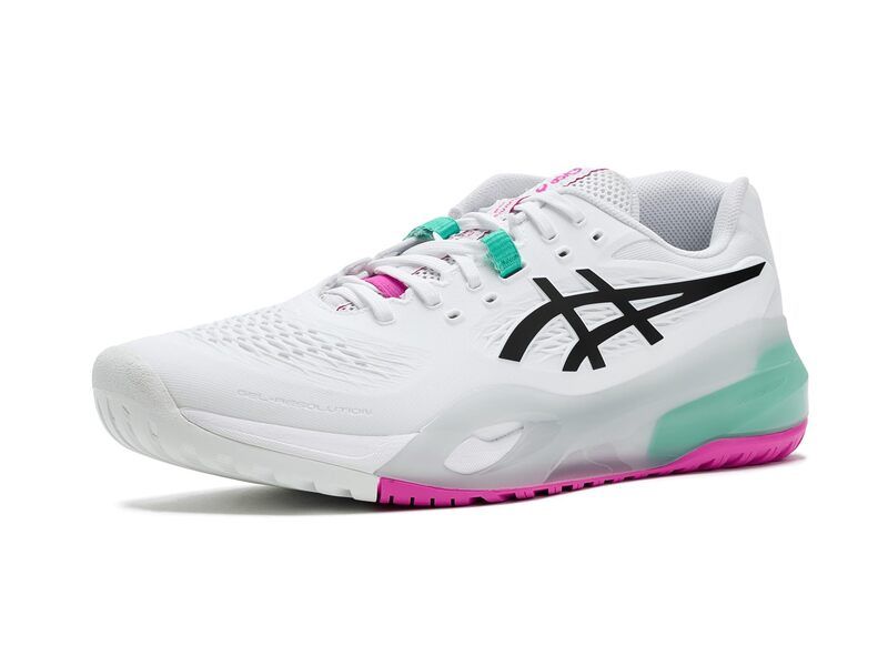 アシックス メンズ シューズ スニーカー ASICS GelResolution X WhiteAurora Gr ホワイト