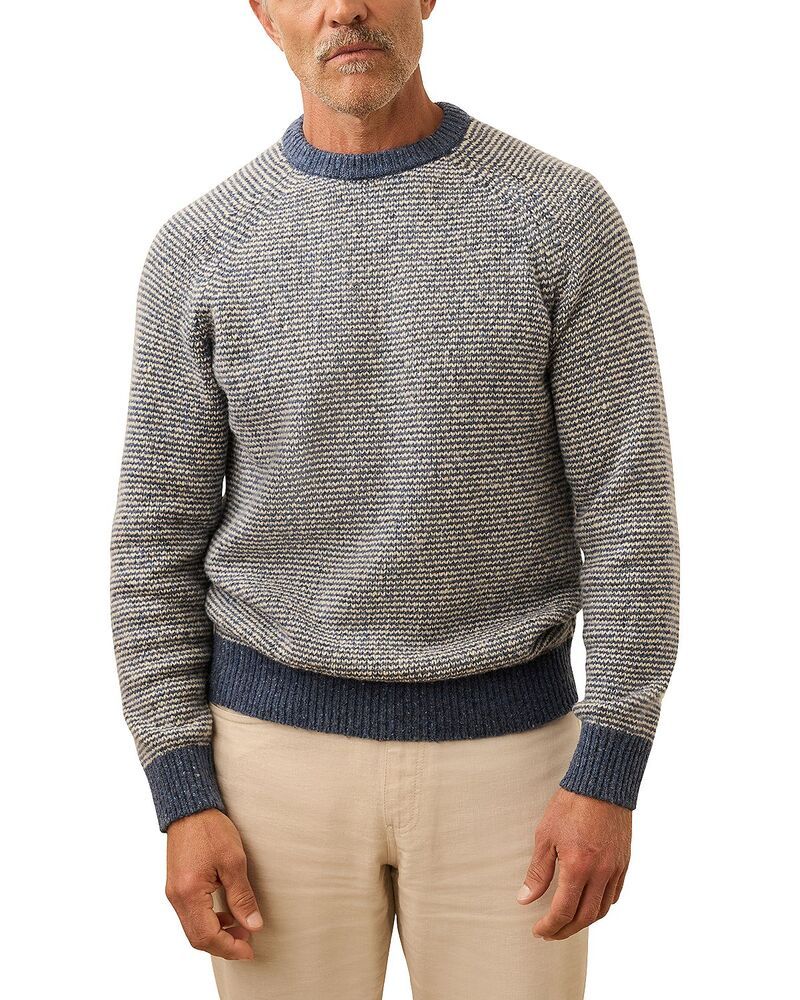 ファレティ メンズ アウター ニット・セーター クルーネック Faherty Donegal Crewneck Sweater Sea Feeder