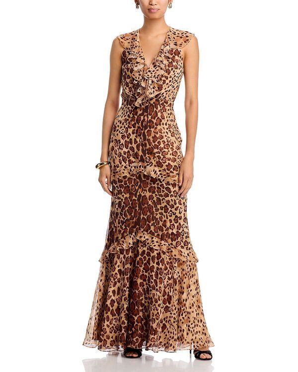 サローニ レディース トップス ワンピース SALONI Rita Dress Cheetah