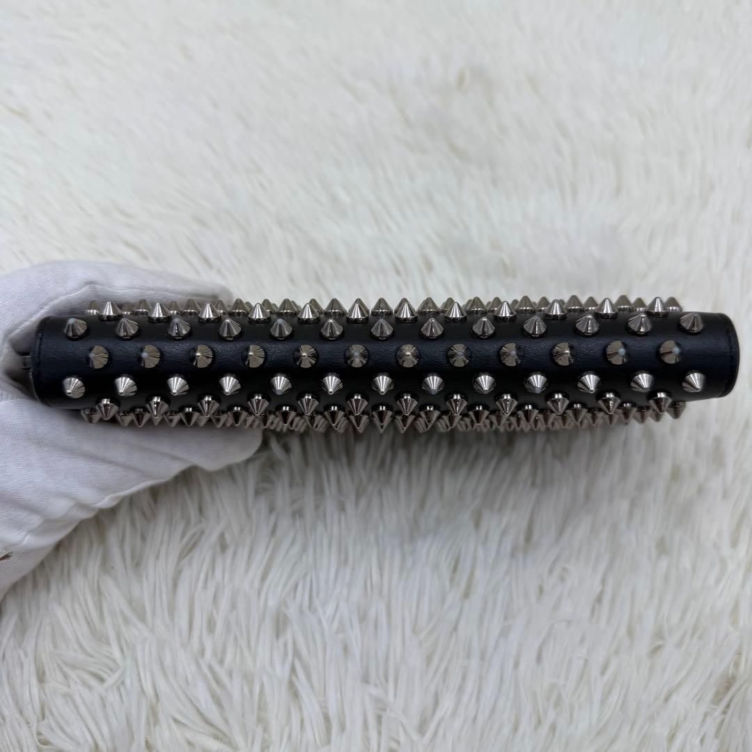 ✨極美品✨ ルブタン 長財布 パネトーネ ラウンドジップ ブラック