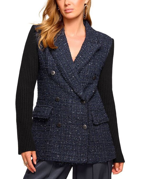 レイミー ブルック レディース アウター ジャケット・ブルゾン ブレザー Ramy Brook Elsa Blazer Navy Tweed ネイビー 34,320円