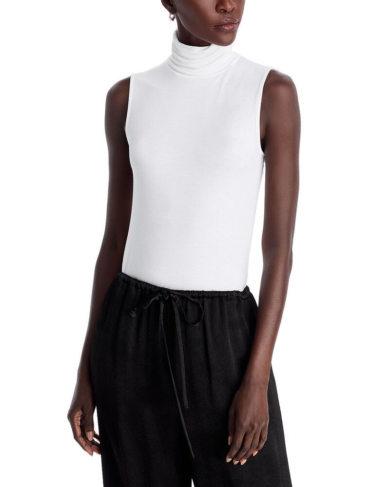 マジェスティック レディース アウター ニット・セータートルネック ノースリーブ Majestic Filaturesleeveless Turtleneck Top Blanc 28,712円
