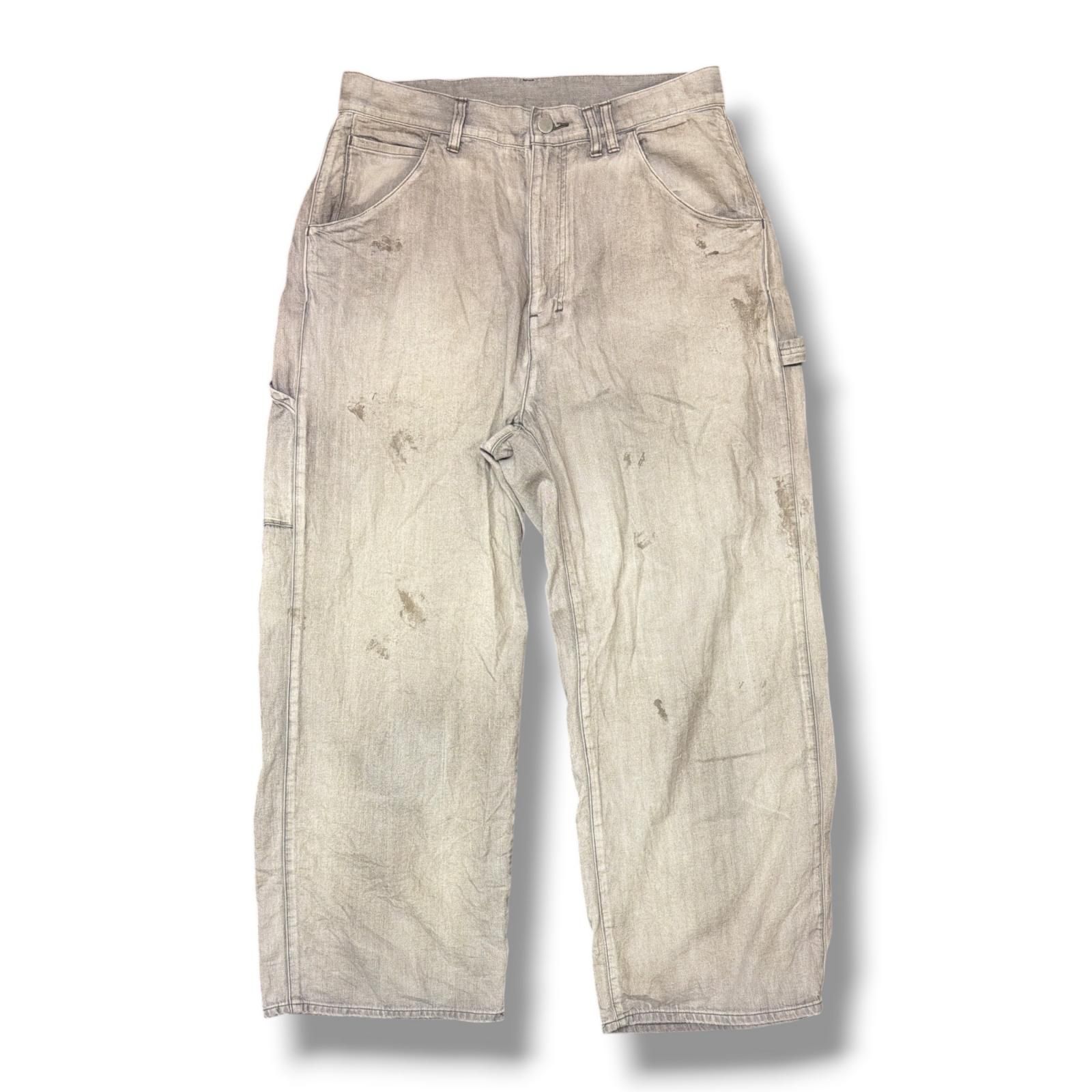 ANCELLM 24SS AGING PAINTER PANTS エイジングペインターパンツ アンセルム ANC-PT45 グレー 1 （20288M）