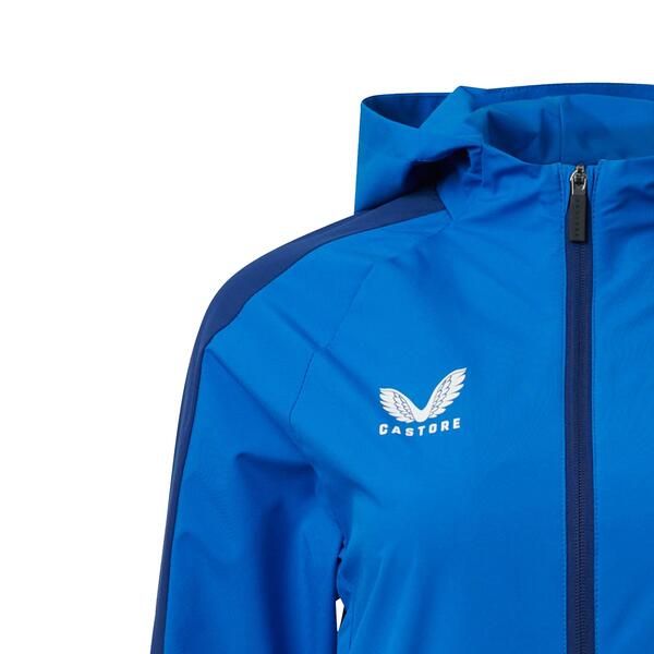 カストル レディース アウター ジャケット・ブルゾン Castore Womens Rangers Lightweight Waterproof Packable Rain Anorak Blue ブ