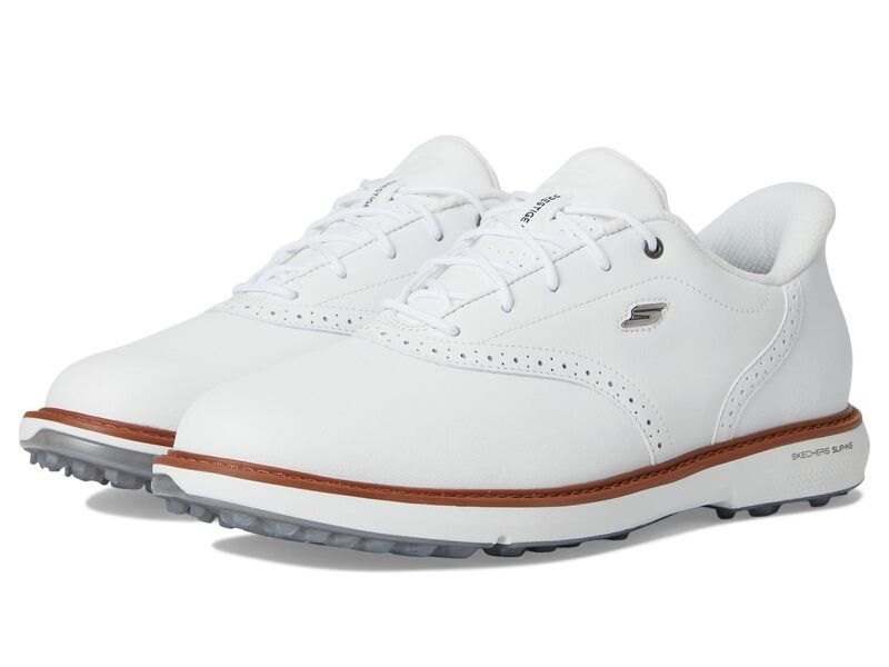スケッチャーズ メンズ シューズ スニーカー Skechers GO GOLF Prestige SlipIn ArchFit Spikeless Golf Shoe White ホワイト