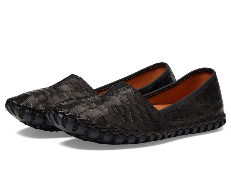 スプリングステップ レディース シューズ サンダル Spring Step Kathaleta Croco Black ブラック