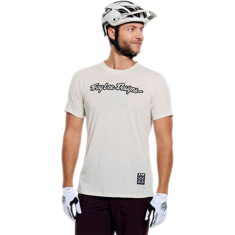 トロイリーデザイン メンズ トップス Tシャツ 半袖 Troy Lee Designskyline ShortSleeve Ride TShirt Mensignature Pumice