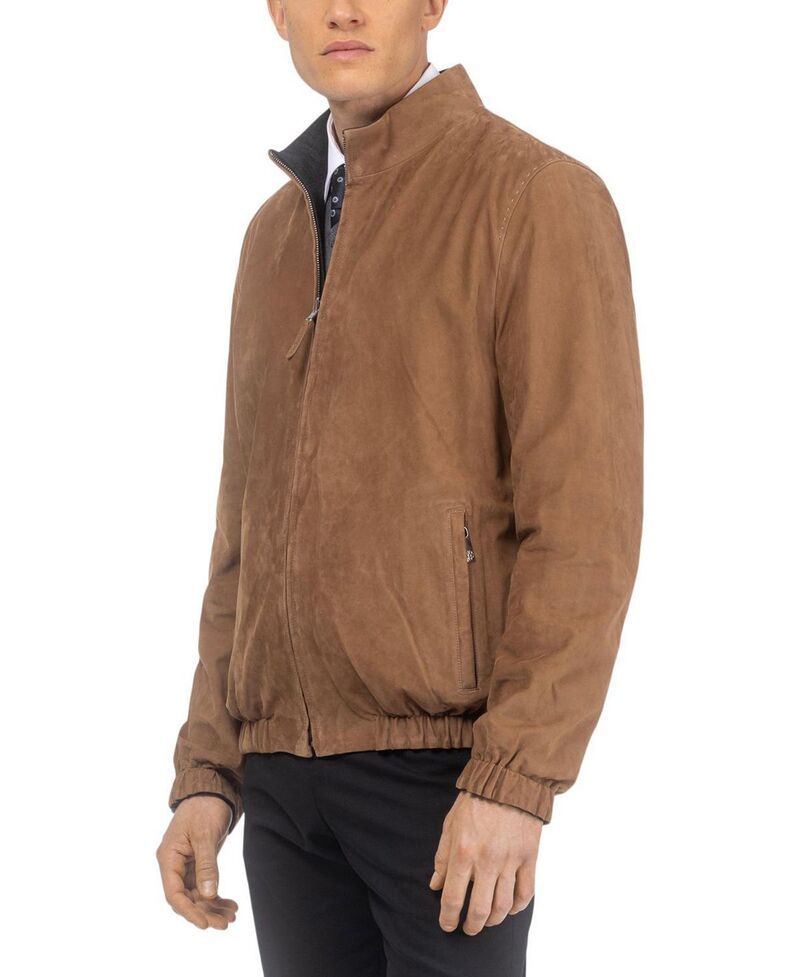 ゴルスキ メンズ アウター ジャケット・ブルゾン ウール Gorski Mens Nubuck Jacket Reversible to Cashmere Wool Crafted From Loro 230,760円