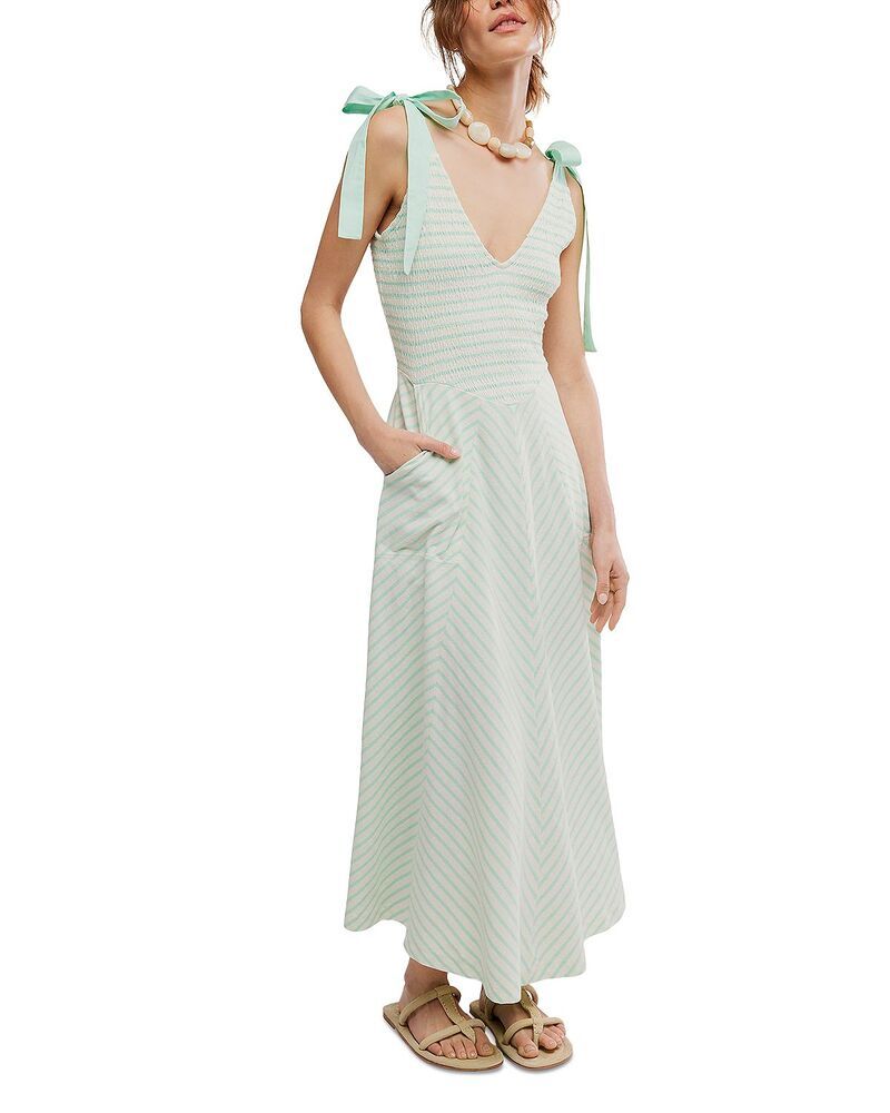 フリーピープル レディース トップス ワンピース ミディ Free People Cecelia Midi Dress Bay Combo