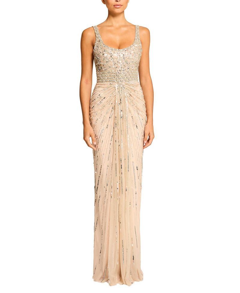 ジェニー・パッカム レディース トップス ワンピースパンコール マキシ Jenny Packham Elixir SequinEmbellished Maxi Dress Morganite