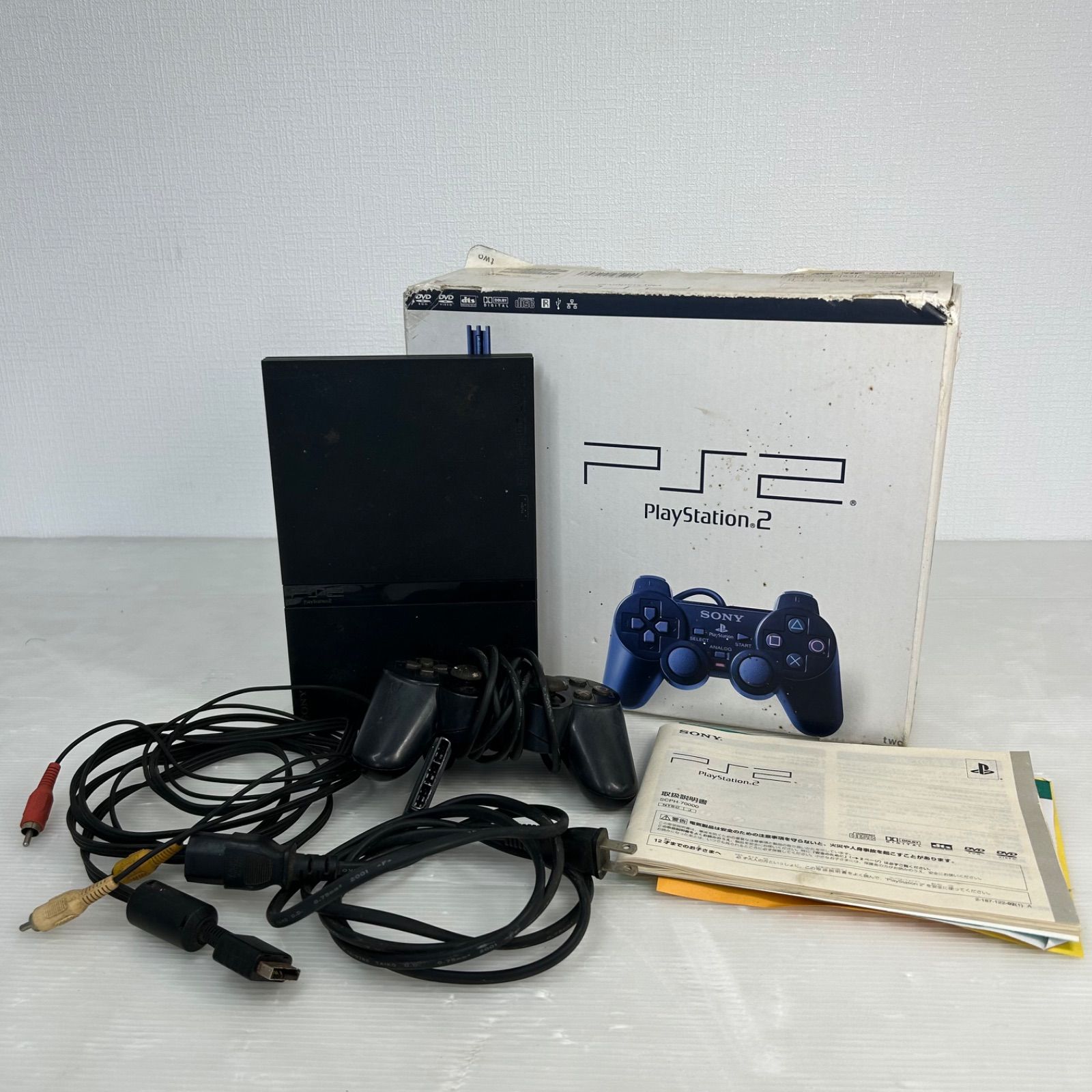 SONY PlayStation2 SCPH-70000 ブラック 箱付き ☆PlayStation2 プレステ2 ☆SONY ソニー SCPH-70000 ブラック 箱付き