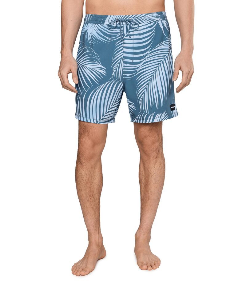 ハーレー メンズ 水着 ハーフパンツ・ショーツ Hurley Cannonballined Volley 17 Grey Teal グレー