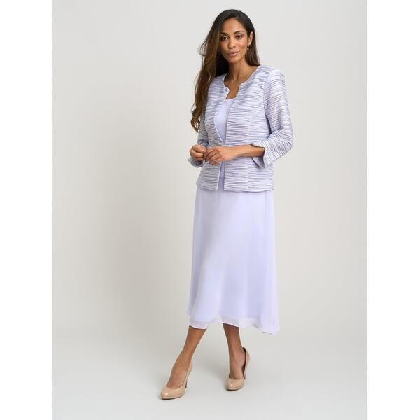 ジーナバッコーニ レディース アウター ジャケット・ブルゾン シフォン Gina Bacconi Page Fancy Jacket Chiffon Dress Lilac ライラック