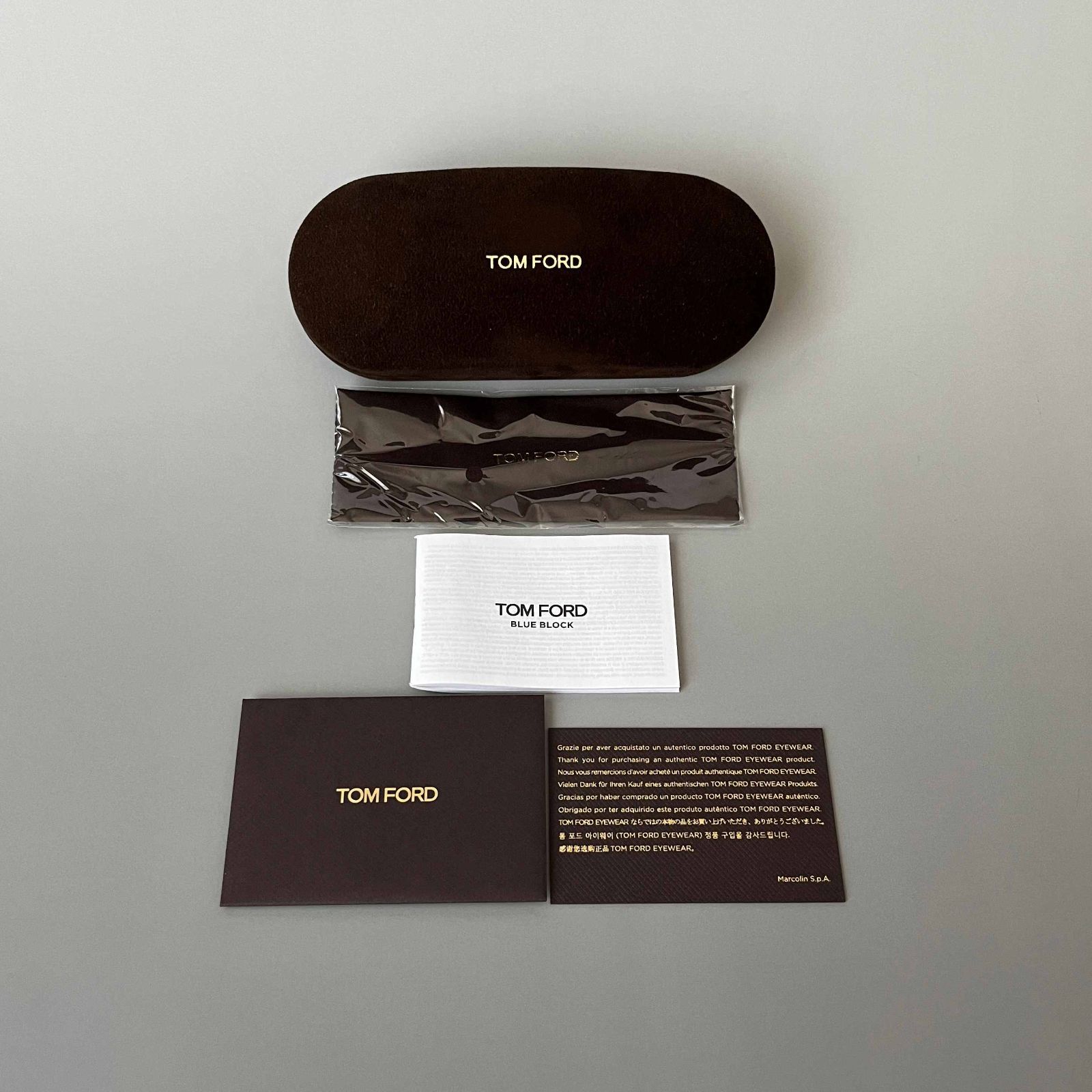 トムフォード メガネ TOM FORD クラウンパント ブラック ゴールド 眼鏡