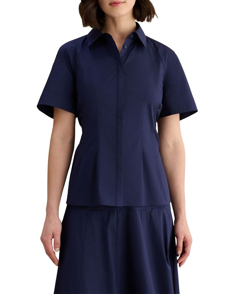ホッブスロンドン レディース トップス シャツ HOBBS LONDON Elliya Shirtrue Navy ネイビー 35,620円