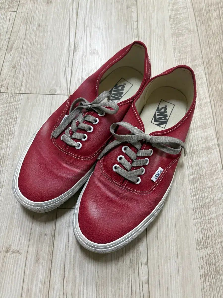 VANS ヴァンズ ウォッシュド レッド エラ 285