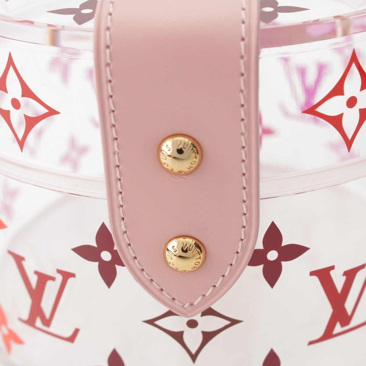 未使用品 Louis Vuitton ボワット・スコット (ラウンド/ピンク) ルイヴィトン ボワットスコット モノグラム クリア 小物入れ