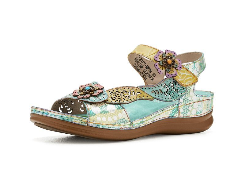スプリングステップ レディース シューズ サンダル Lartiste By Spring Step Script Mint Green Mult グリーン 27,170円