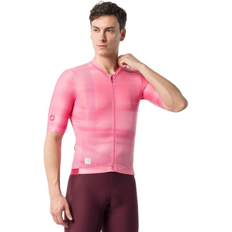 カステリ メンズ トップス Tシャツ 半袖 ジャージー Castelli GIRO109 Espresso 2 ShortSleeve Jersey Mens Rosa Giro