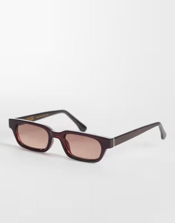 アンドアザーストーリーズ レディース アクセサリー サングラス・アイウェア リネン Other Stories retro rectangle sunglasses with linen pouch