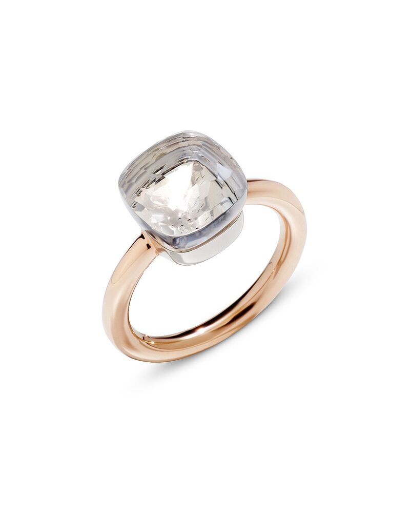 ポメラート レディース アクセサリー リング Pomellato 18K White Rose Gold Nudo White Topaz Solitaire Ringold ゴールド 348,210円