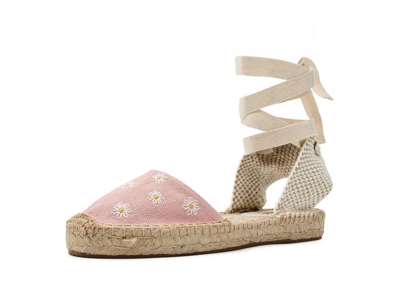 ソルドス レディース シューズ サンダル レース Soludos Daisies Lauren Laceup Espadrille Dusty Rose Pink ピンク 20,985円
