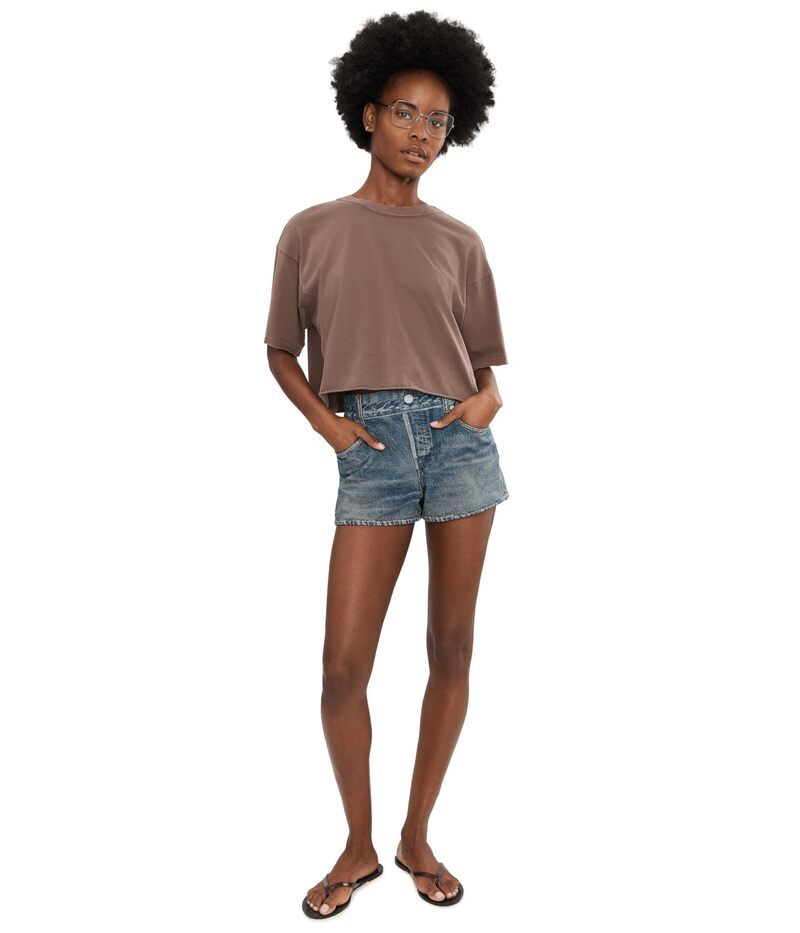 オールセインツ レディース ボトムス ハーフパンツ・ショーツ パイル ショートパンツ Allsaints Asher Terry Shorts Illusion Tint B