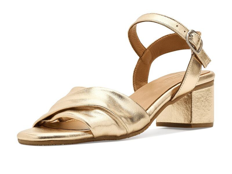 ミズムーズ レディース シューズ ヒール サンダル Miz Mooz Bekaheeled Sandals Gold ゴールド