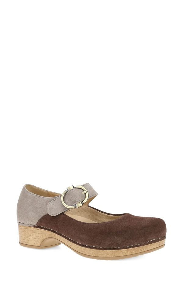 ダンスコ レディース シューズ サンダル Dansko Bonny Mary Jane Clog Chocolate Taupe チョコレート