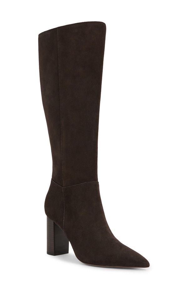 レイス レディース シューズ ブーツ・レインブーツ Reiss Bianca Pointed Toe Knee High Boot Chocolate チョコレート 102,740円