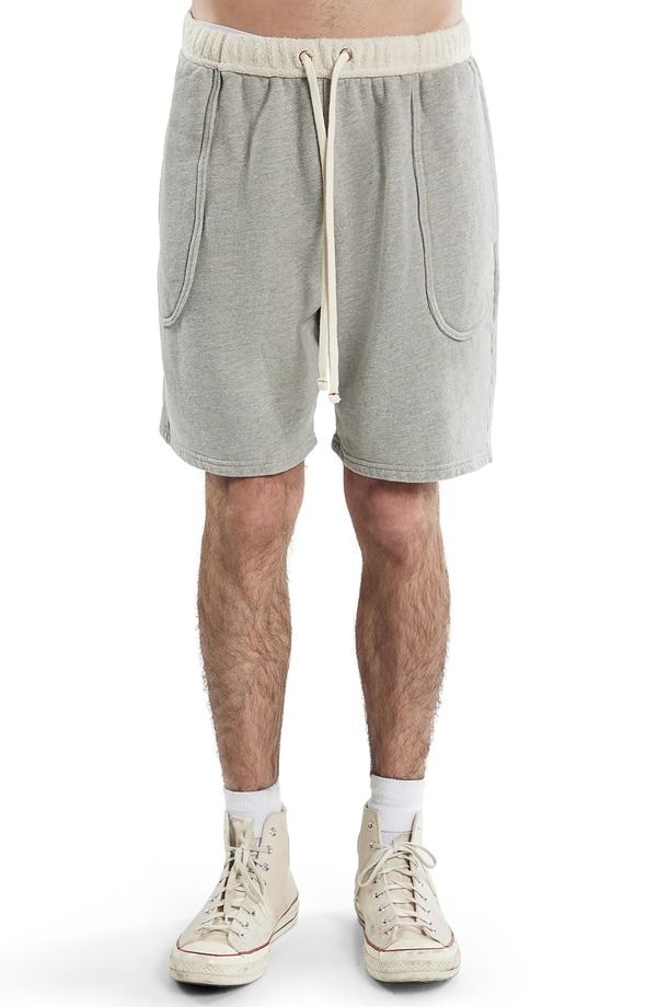 レス ティエン レディース ボトムス ハーフパンツ・ショーツ Les Tien HeavyWeight Invert Pocket Short Heather Grey グレー