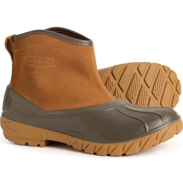 ラクロス メンズ シューズ ブーツ・レインブーツ レザー LaCrosse 6 Aero Timber Top SlipOn Boots Waterproof Leather For Men Clay