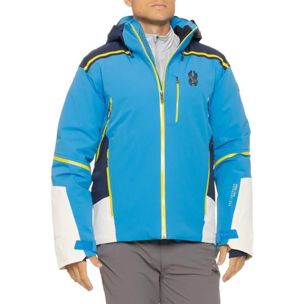 スパイダー メンズ アウター ジャケット・ブルゾン Spyder Vanqysh Primaloft Ski Jacket Waterproof Insulated RECCO Aether Blue