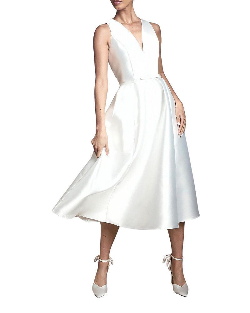 コースト レディース トップス ワンピース ミディ Coast Midi Wedding Dress With Pockets Ivory アイボリー 35,620円
