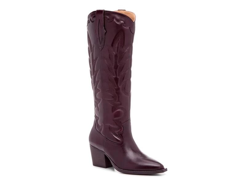 クラウンヴィンテージ レディース シューズ ブーツ・レインブーツ Crown VintageSury Cowboy Boot Bordeaux 15,600円